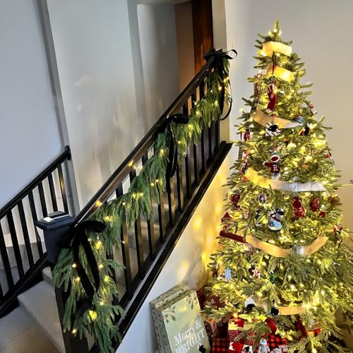 Artificial Norfolk Pine Garland 9FT for Holiday Decor D6529