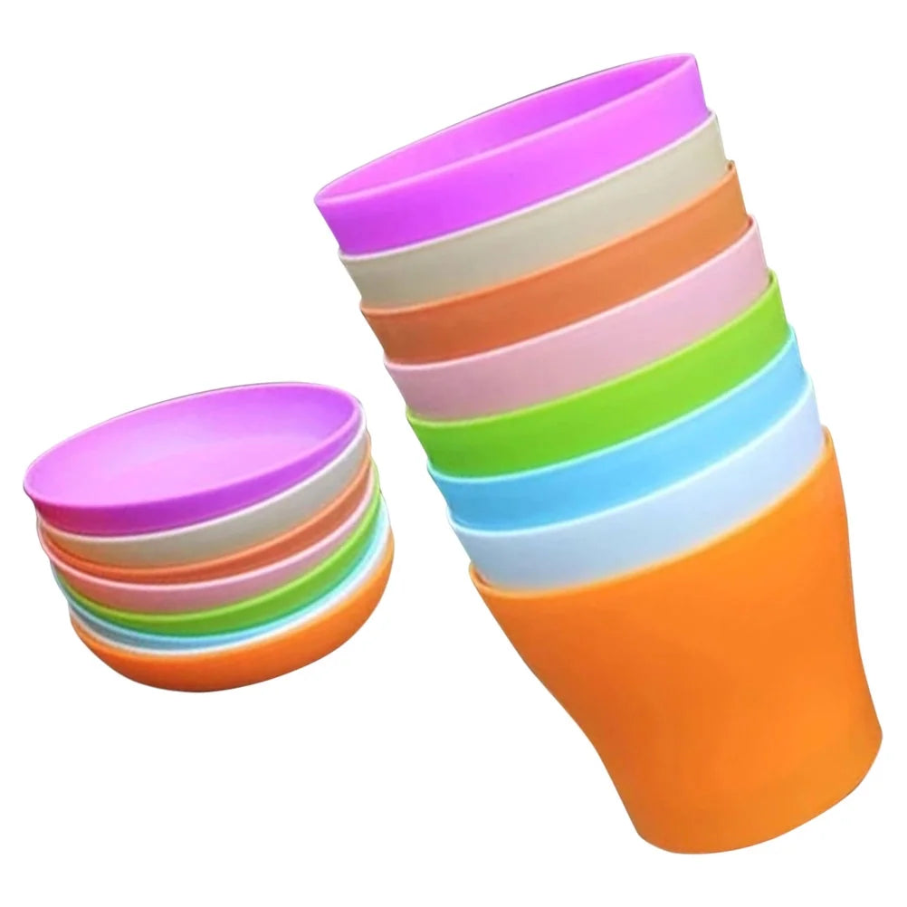 Plastic Flower Pot with Tray for Bonsai and Plants Q3110