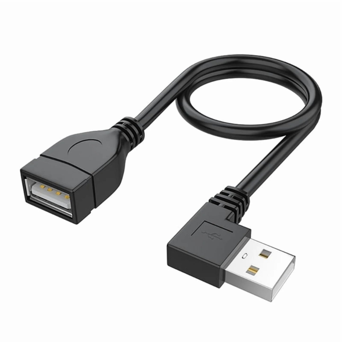 USB 2.0 Extension Cable Male to Female 90 Degree Angled C34102