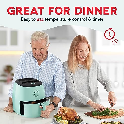 Electric Air Fryer Oven, 2.6 Qt., Grey, Compact, Auto Shut Off, 1000-Watt L764