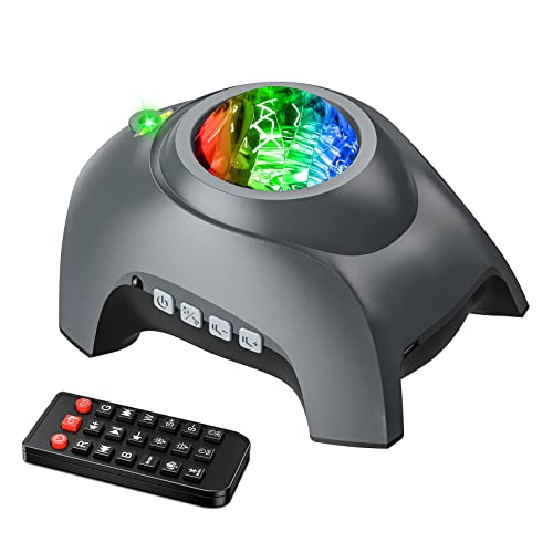 Rossetta Galaxy Projector, Star Projector for Bedroom with Bluetooth Speaker & White Noise, Remote, Timer, Night Light for Kids Room Decor, Party, Birthday & Christmas Gifts for Adults Teen Girls Boys