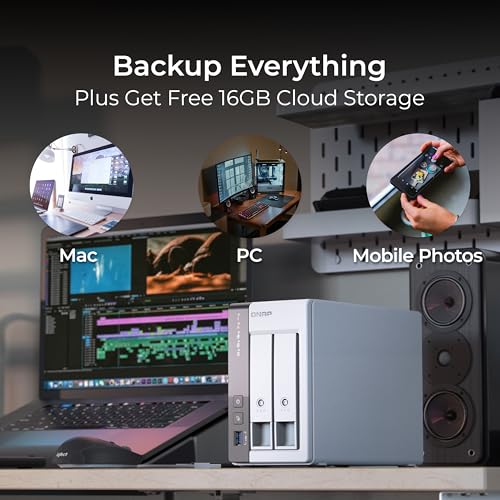 2-Bay 2.5GbE Desktop NAS with ARM Quad-Core CPU and 4GB RAM H7951
