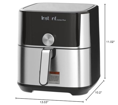 Air Fryer 4QT with 6-in-1 Functions, Stainless Steel B7840