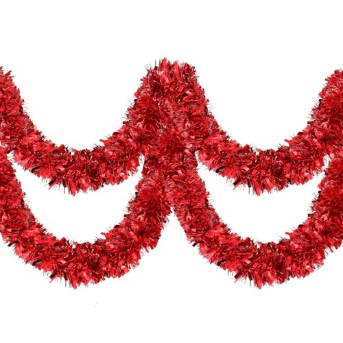 50ft Green Artificial Pine Garland for Indoor Outdoor Christmas Decor Q308536