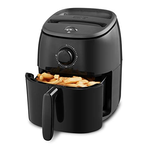 Electric Air Fryer Oven, 2.6 Qt., Grey, Compact, Auto Shut Off, 1000-Watt L764
