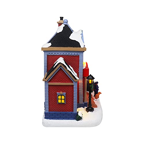 Lighted Musical Snow Village with Animated Kids Sledding A910926