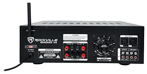Bluetooth DJ Karaoke Amplifier Mixer Receiver Z651