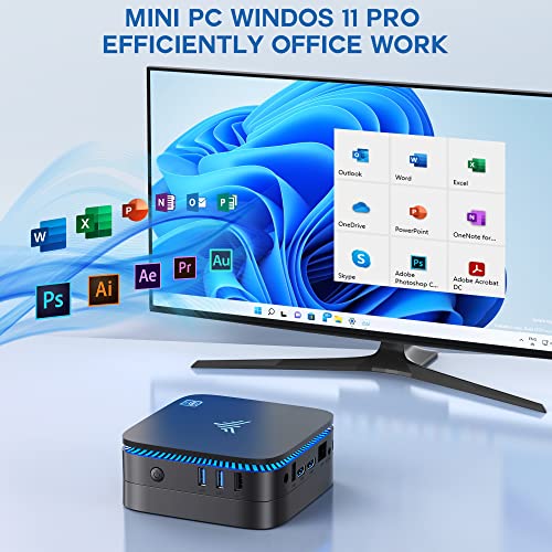 Mini PC Intel N95 8GB RAM 256GB SSD 4K HDMI Dual WiFi B80137