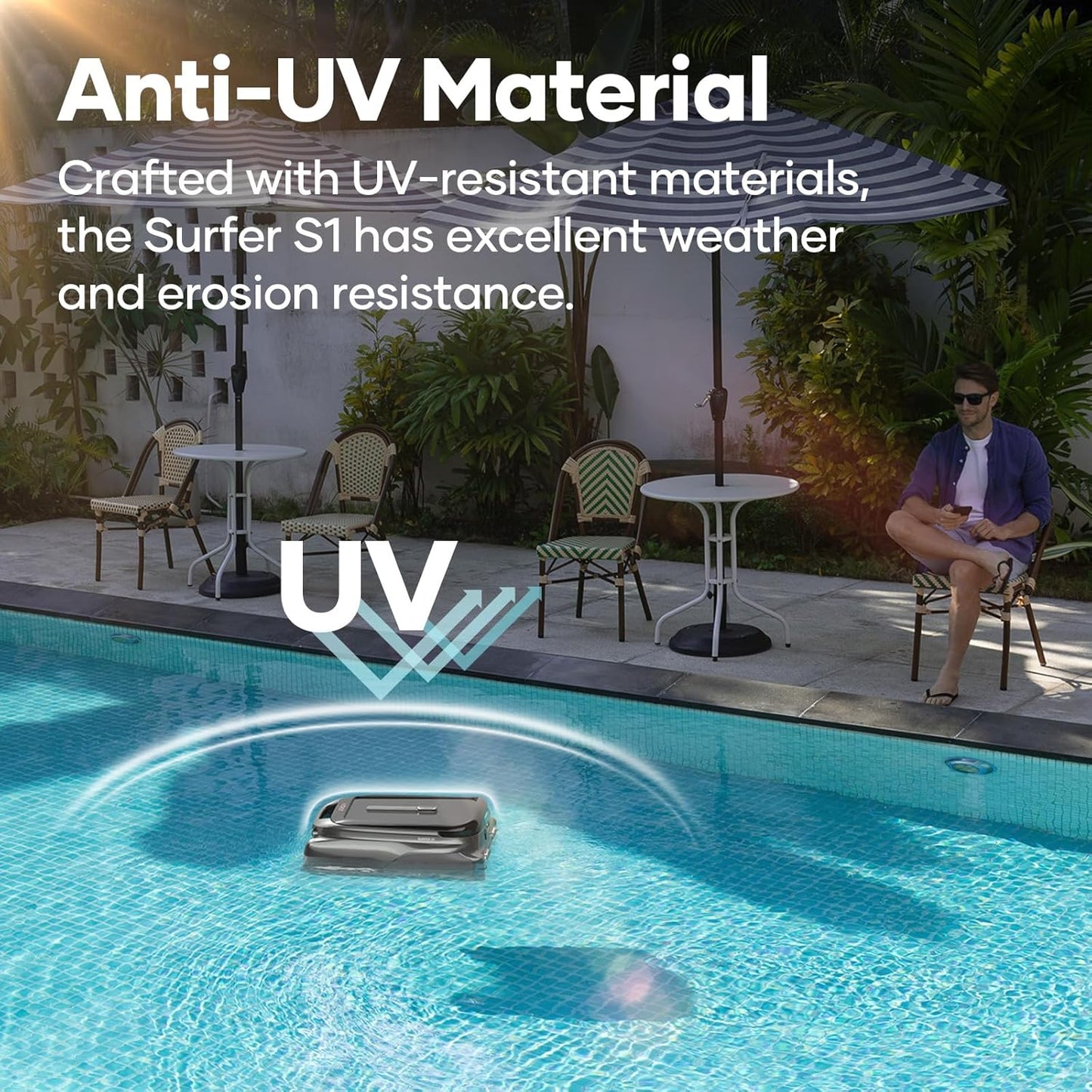 Robotic Pool Cleaner with Robotic Pool Skimmer K531609