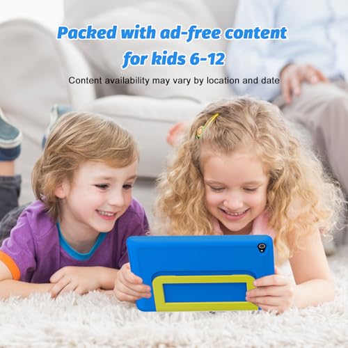 Kids Tablet 10 inch Octa-Core with Case, 64GB Expandable, Parental Control, Dual Camera, WiFi I23112