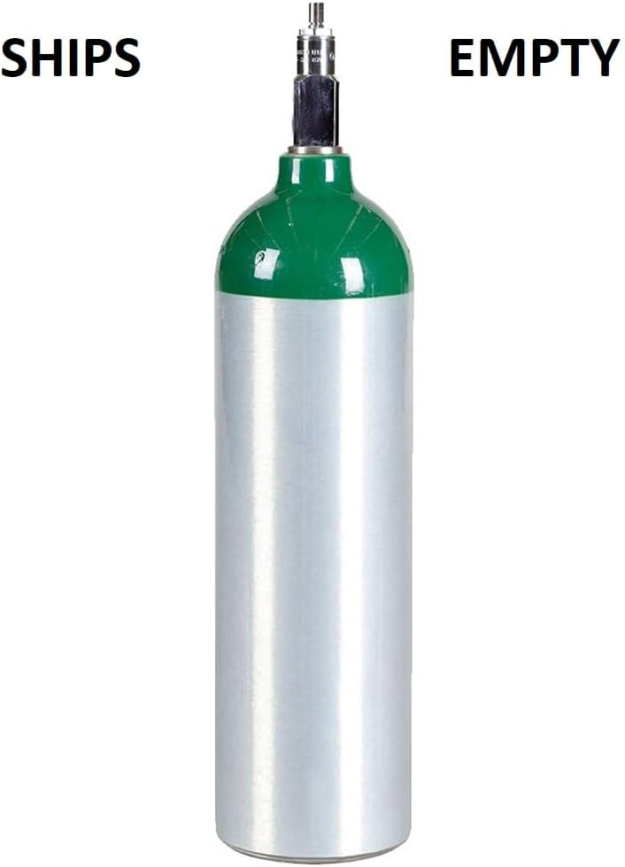 Medical Oxygen Cylinder with CGA870 Post Valve, Jumbo D Size W503973