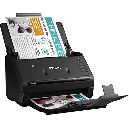 Wireless Color Duplex Desktop Document Scanner with Auto Document Feeder W8758