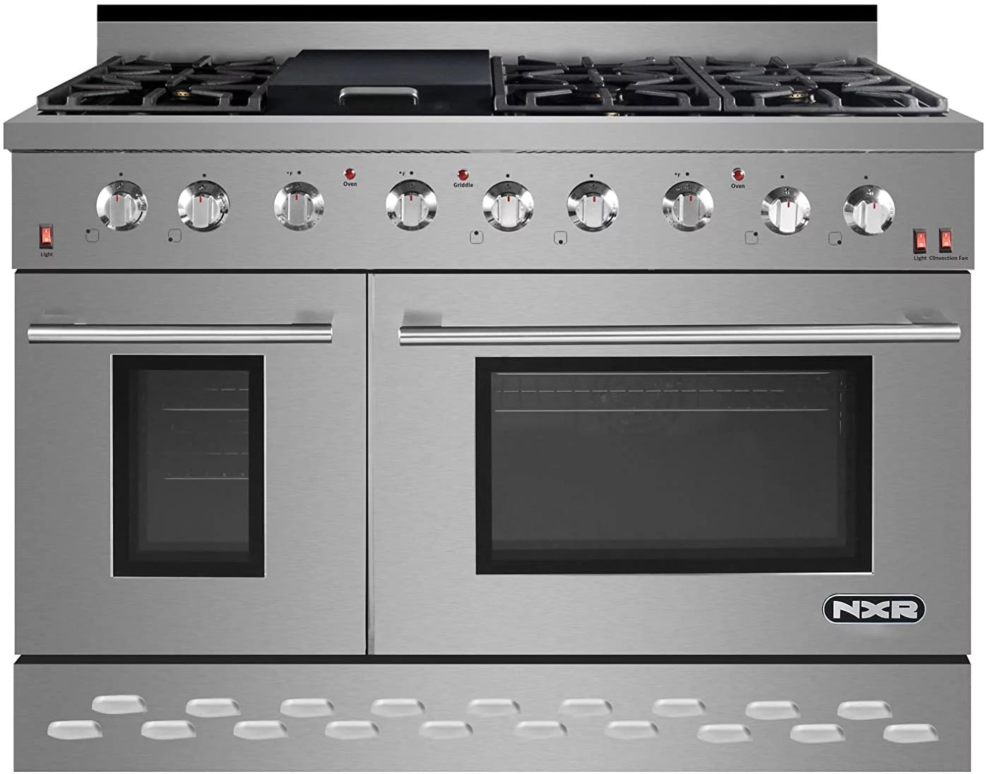 48" Stainless Steel Propane Gas Range with Convection Oven T446348