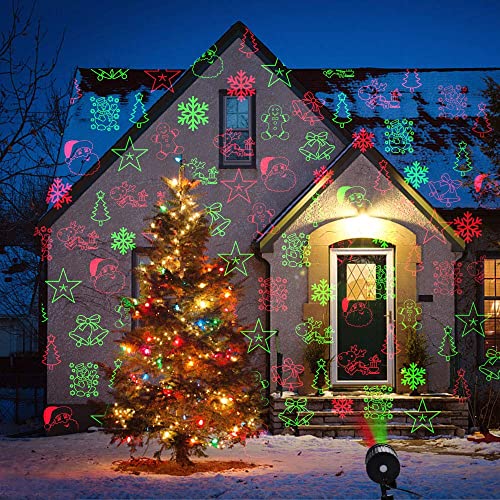 Christmas Laser Projector Lights with Remote, 8 Patterns for Indoor and Outdoor M27295