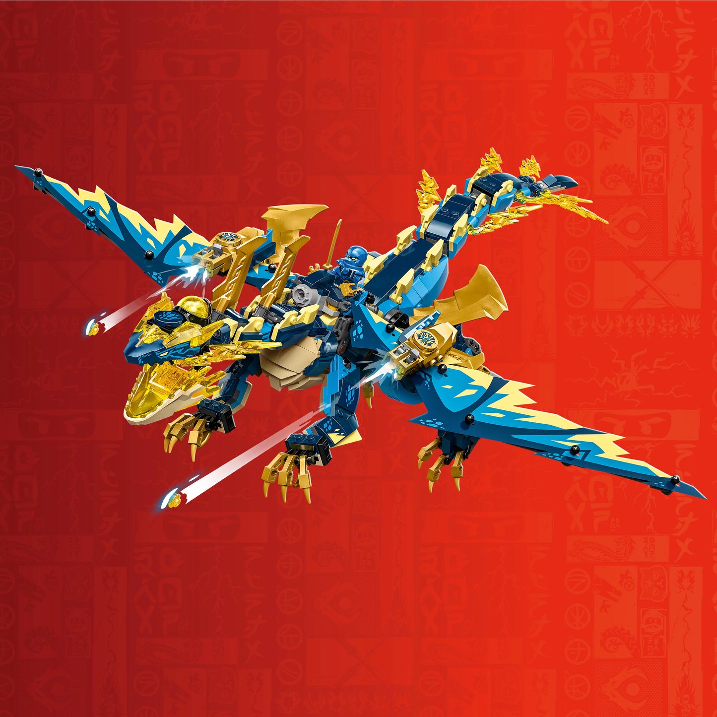 Elemental Dragon vs. The Empress Mech Building Toy Set K76975