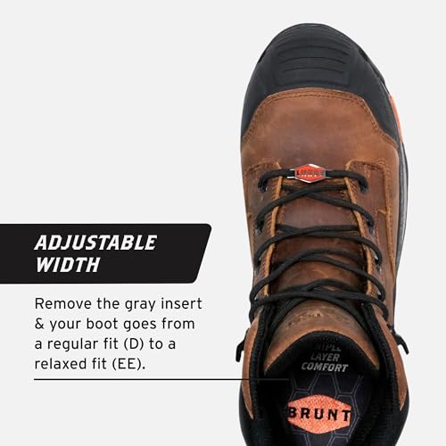 6" Waterproof Wedge Work Boot, Slip & Oil Resistant F636