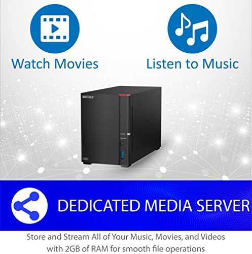4TB 1-Bay NAS Network Attached Storage with HDD Included D801