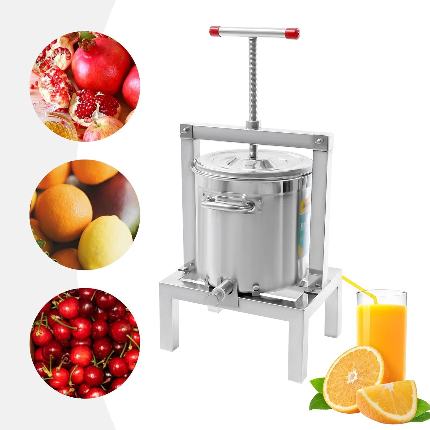 Stainless Steel Fruit Wine Press for Juice Making S9397