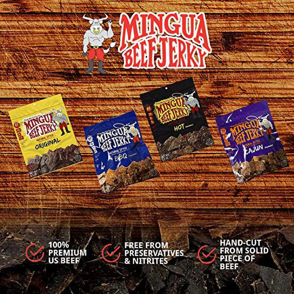 Beef Jerky Sampler Pack, 14 oz Y498657