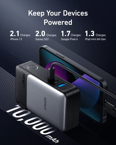 10,000mAh 30W USB-C Portable Charger with 65W Wall Charger S8397