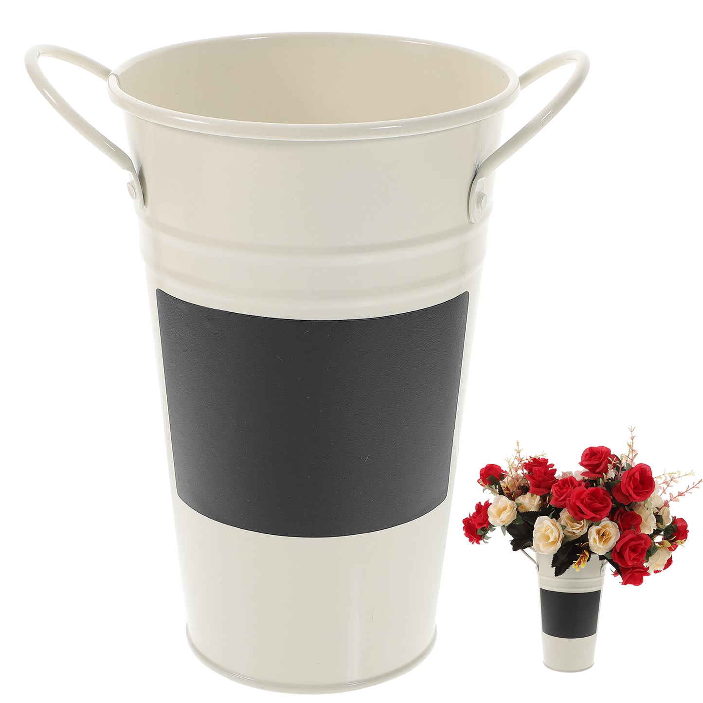 Tin Bucket Flower Pot for Succulents F52451