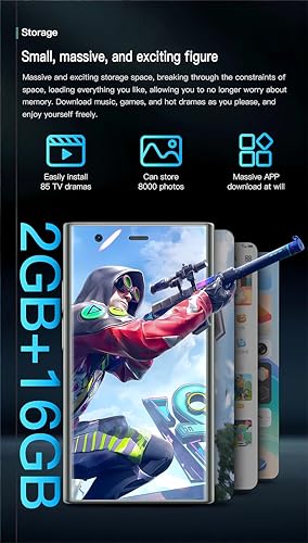 Mini Smartphone 3.0 Inch Android 8.1 Dual SIM Touch Screen 2GB RAM 16GB J608