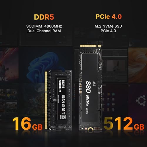 Mini Gaming PC with AMD Ryzen 9, 16GB RAM, 512GB SSD I708544