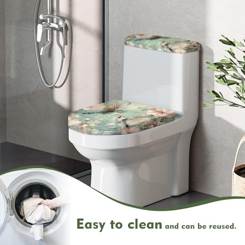 Christmas Toilet Lid and Tank Cover Set for Bathroom Decor Q334993