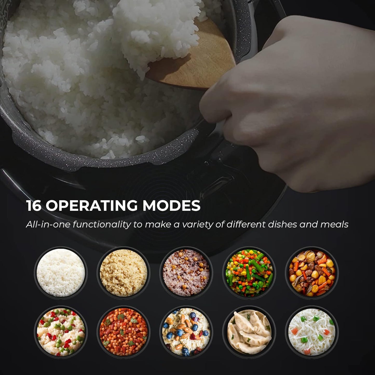 6-Cup Induction Heating Pressure Rice Cooker L5231
