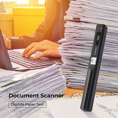 Portable Scanner for A4 Documents Photos, 900 DPI, Flat Scanning with 16G SD Card M143995