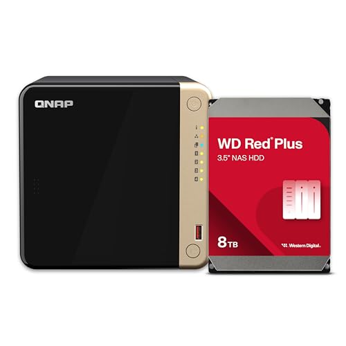 4 Bay Desktop NAS with Intel Celeron Quad-core Processor and Dual 2.5GbE F683073