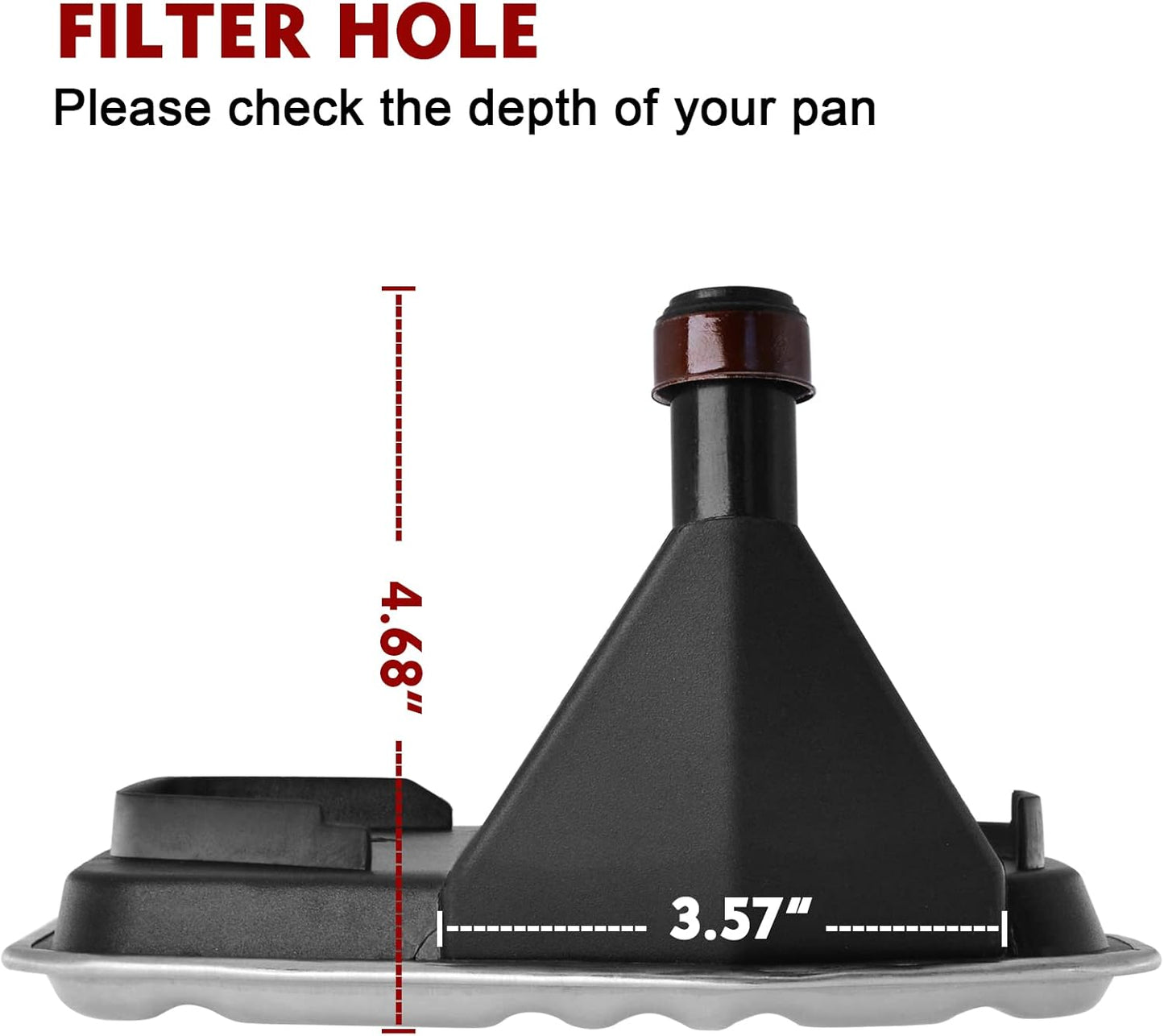 Transmission Filter Kit with Gasket for 4L60-E 4L65-E Deep Pan G162051