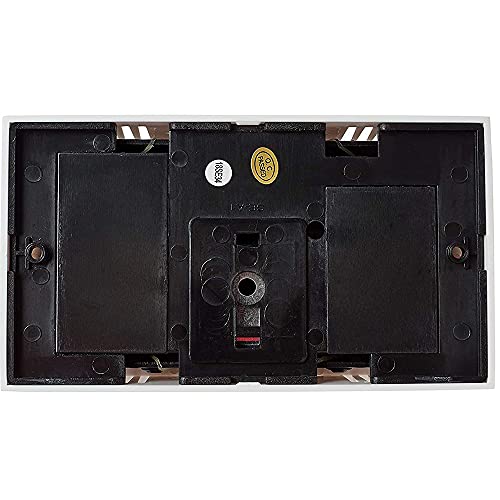 Wired Doorbell Chime Kit with Transformer and Lighted Push Button, White F530919