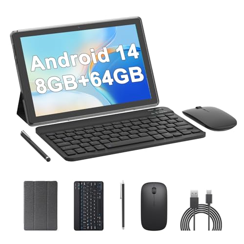 Android Tablet 10.1 Inch with Keyboard, 64GB ROM, 8GB RAM R243563