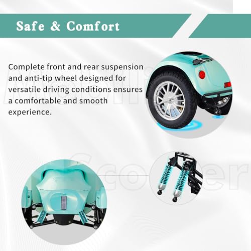 800W Heavy Duty Mobility Scooter for Adults, All Terrain with Seat I50789