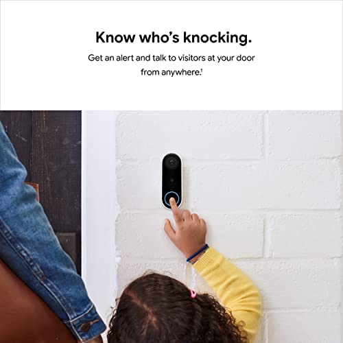 Video Doorbell with 24/7 Streaming, HDR Video, Night Vision, and Person Alerts Q529559