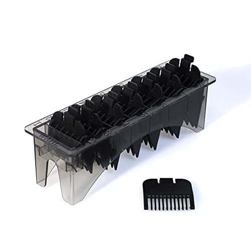 Taper Attachment Comb Set 8 Piece 1/8 to 1 Inch with Storage Caddy X301