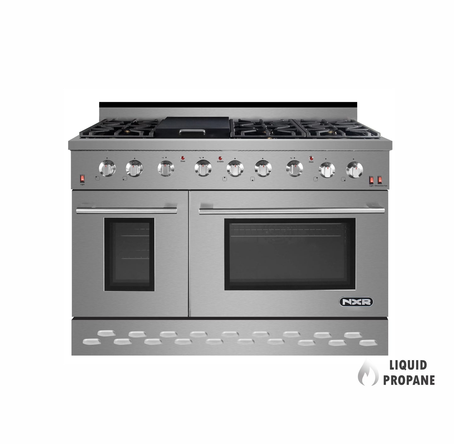 NXR  48" Stainless Steel Pro-Style Propane Gas Range with 7.2 cu.ft. Convection Oven SC4811LP
