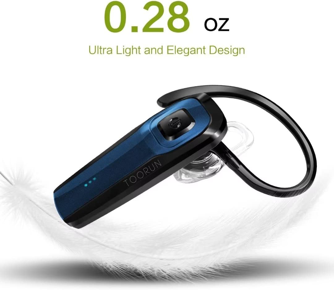 Wireless Bluetooth Earpiece with Noise Reduction and Microphone for Phones and Laptops X6186