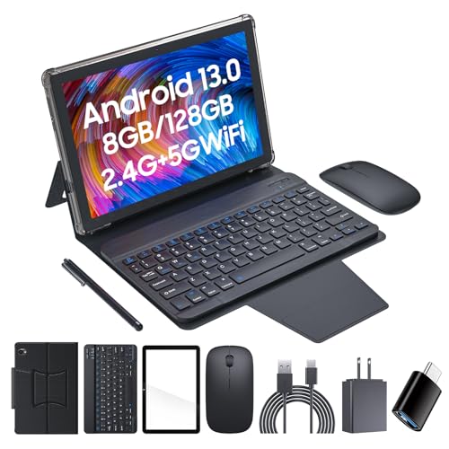 10 Inch Android Tablet with Keyboard Case Mouse Stylus S54567