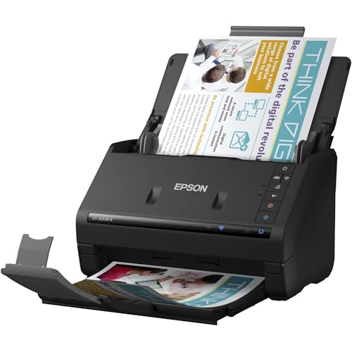 Wireless Color Duplex Desktop Document Scanner with Auto Document Feeder W8758