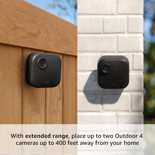 Wireless security camera system with two-year battery, 4x coverage, 2-camera set X2459
