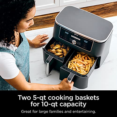 10QT 6-in-1 DualZone Air Fryer with 2 Independent Baskets X511450