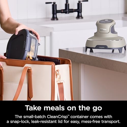 Air Fryer with Glass Containers, 4 QT & 6 Cup, Dishwasher Safe Y888