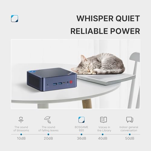 Mini PC AMD Ryzen 7 5700U, 32GB RAM 1TB SSD, Dual LAN 2.5GbE, 4K Triple Display P5499