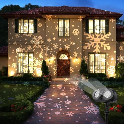 Laser Christmas Projector Lights Outdoor with Remote, Waterproof X1878