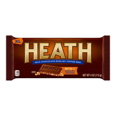 Heath Extra Large English Toffee Candy Bar - 4.0 Oz (Pack of 14)