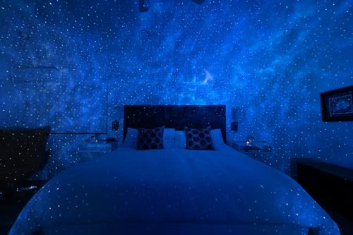 Galaxy Star Projector with LED Nebula Lighting and WiFi App E373277
