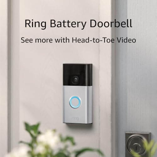Battery Doorbell with Head-to-Toe Video, Two-Way Talk, Motion Detection X789999