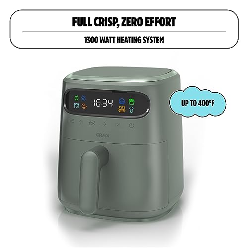 8 QT Digital Air Fryer with Touch Screen and TurboCrisp Technology F231